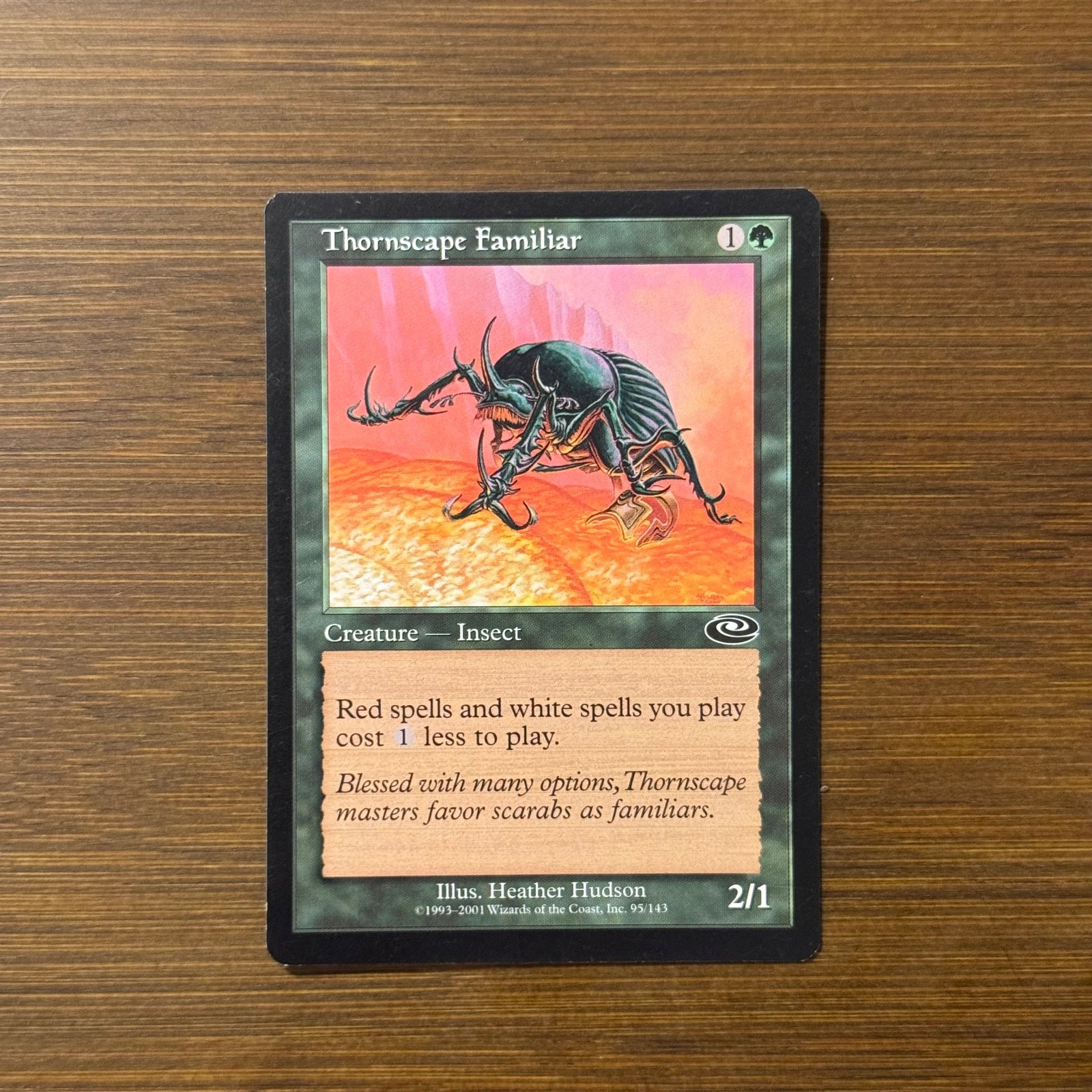 Thornscape Familiar - Planeshift - LP - MTG Magic - Common - Creature 