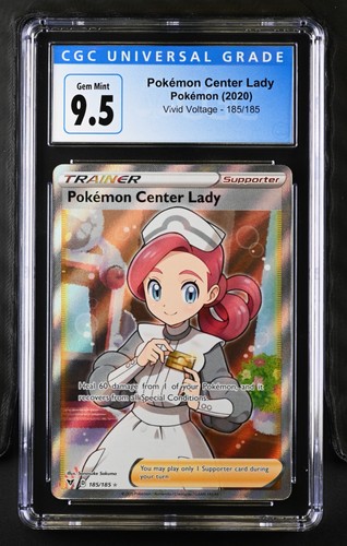 Pokémon Center Lady graded CGC 9.5 for sale on eBay