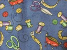 Signature Classics Fabric Oakhurst Textiles Sewing Notions Scissors Thread 2 yds — photo 1