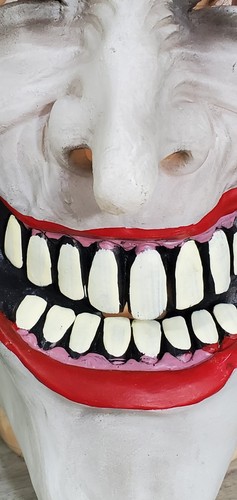 The Joker Halloween Scare Prank Mask & Wig Costume Accessory Mens Adult - Picture 9 of 14