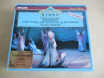 Rimsky-Korsakov, Sadko-Galusin, Tarassova u.a-Kirov Chorus-Valery Gergiev-3er CD