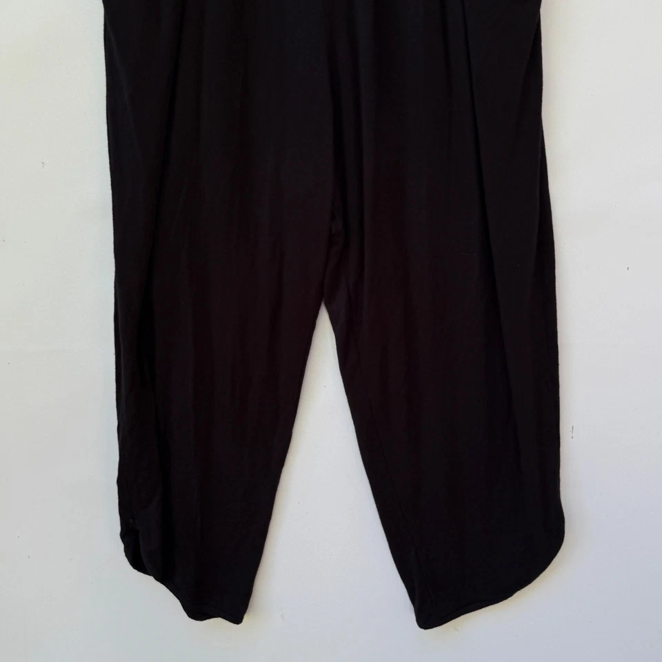 Mono Rachel Palley Mujer Pequeño Negro Pierna Ancha Bolsillo Informal Cómodo Viaje Foto 3 de 4