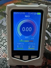 NEW Portable NH3 Ammonia Air Quality Monitor Multi-functional +Humidity +Temp