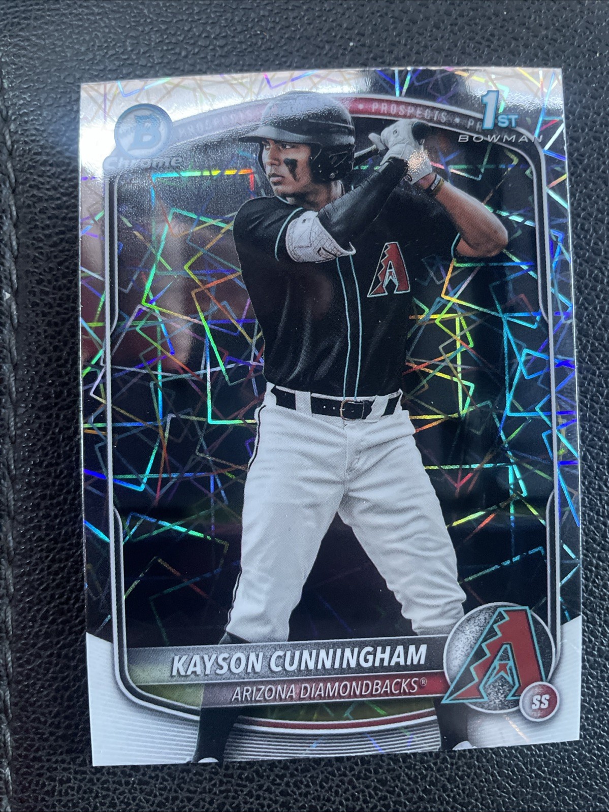 2025 Bowman Draft #BDC-84 Kayson Cunningham Chrome Lazer Refractor