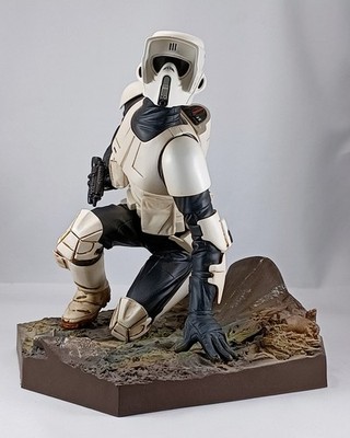 Kotobukiya Star Wars Scout Trooper 1/7 Scale Soft Vinyl Model Kit ArtFX 2005 HTF