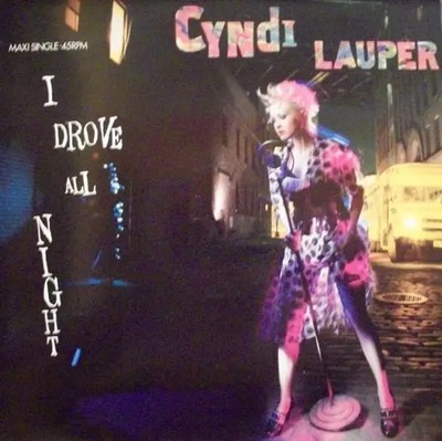 Cyndi Lauper I Drove All Night Vinyl Single 12inch NEAR MINT Epic