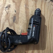 Black & Decker 3/8” Reversible Corded Drill 7252 Used