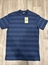 Quiksilver T Shirt Cheque Blue Size Small New with Tags