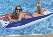Poolmaster 88629  Classic NBA Basketball Logo Contour Mattress Pool Float  NEW