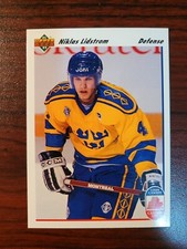 1991-92 Upper Deck Rookie Card #26 Niklas Lidstrom