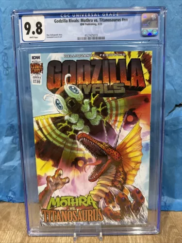 Godzilla Rivals Mothra Vs Titanosaurus #1 One Shot 1st IDW 2023 Graded Cgc 9.8