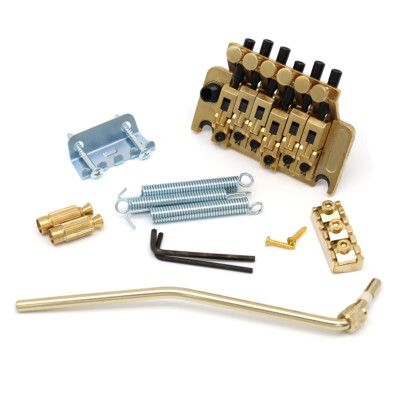 Zinklegering Gitaar Tremolo Bridge Set, Floyd Rose Style Zinklegering Gitaar Tremolo Bridge Set, Floyd Rose Style