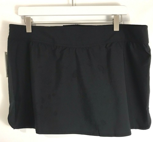 Falda Azul Costero Negra Natación Atética NUEVO Traje de Baño Deportivo TALLA L 12/14 - Imagen 8 de 9