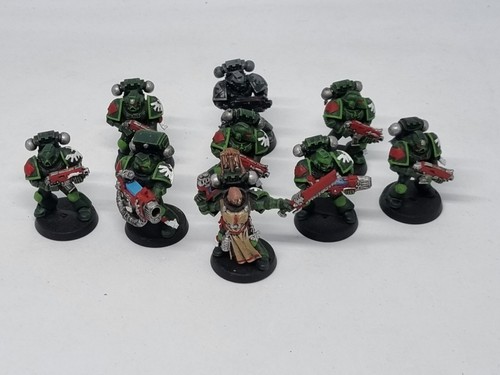 X9 Warhammer 40k Space Marines Dark Angels Tactical Squad