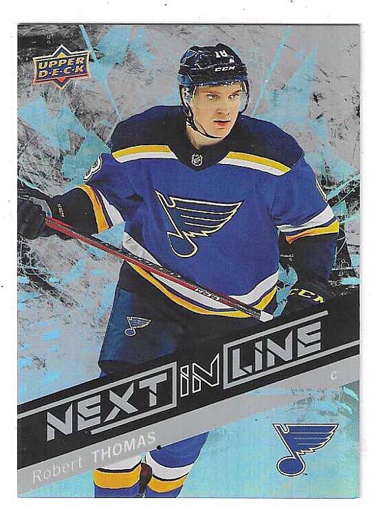 2018-19 UPPER DECK OVERTIME ROBERT THOMAS NEXT IN LINE #NL-17 ST. LOUIS BLUES