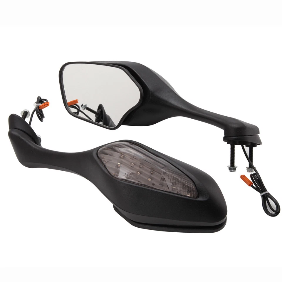 Espejos retrovisores LED intermitentes para Honda CBR1000RR CBR 1000 RR 2008-2012 2011 Foto 2 de 4