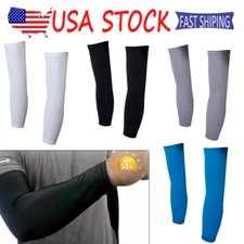 Arm Sleeves Summer Cooling Arm Cover Breathable Cycling Sunscreen Sleeve for Men
