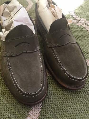 bass suede loafers