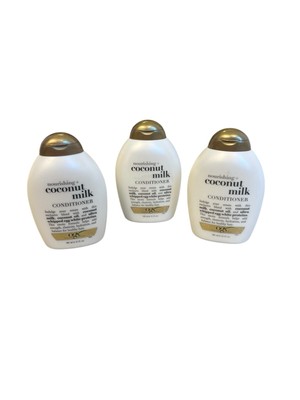 NWT OGX Nourishing Coconut Milk Conditioner Lot Of 3 13 Oz 
