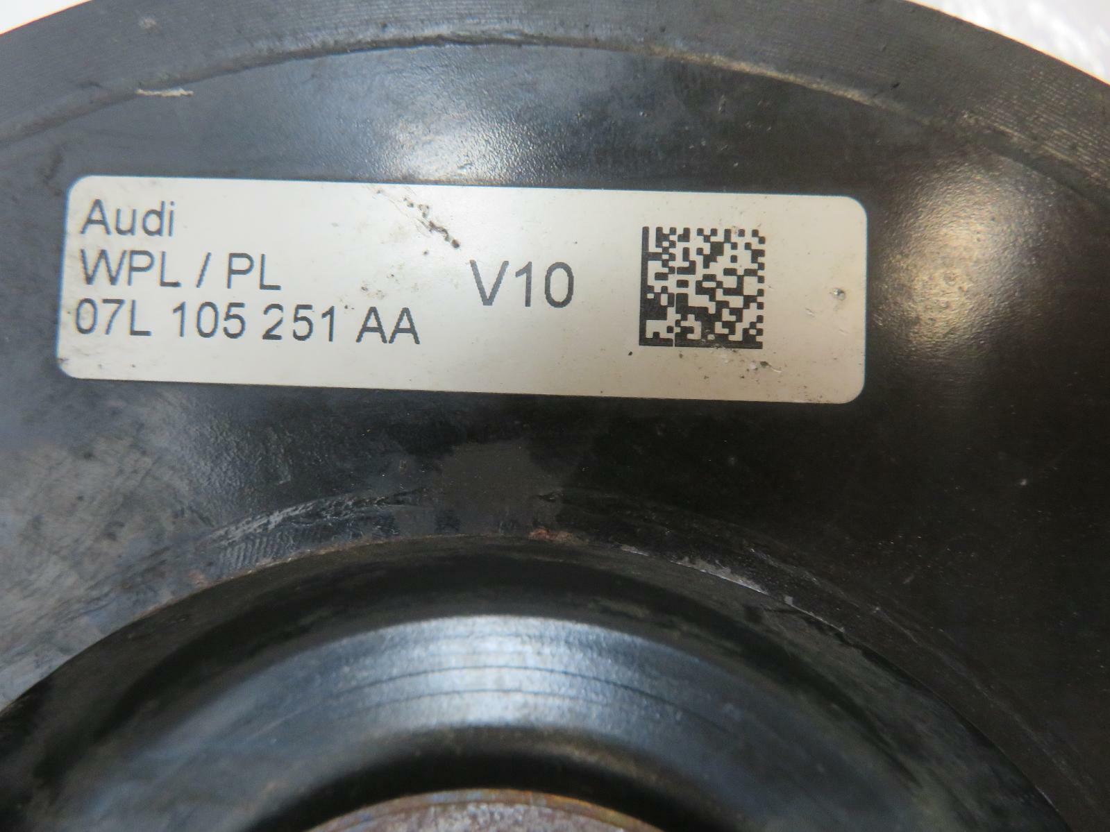 2016 LAMBORGHINI HURACAN LP580 VIBRATION DAMPER PULLEY OEM 07L105251AA 