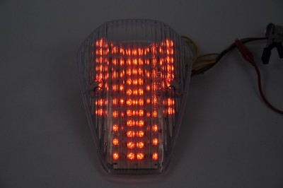Brake Tail Light LED Clear with Integrated Turn Signal for Honda VTX1300 CUSTOM