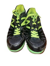 Boys New Balance Green Black Yellow Running Sneakers Shoes Size 5