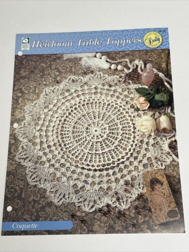 Kokette Erbstück Tischaufleger Häkeldeckchen Muster House of White Birches
