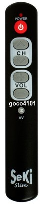 Slim SeKi Seniors Pensioners Remote Big Large Buttons Learnable Learning Hotel
