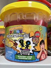 Pocket Watch Ryan's Mystery Playdate Mystery Ooze Surprise Dig-7 Pieces RED New