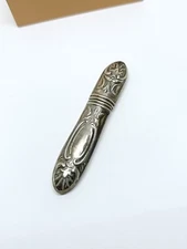 Antique Sterling Silver Needle Case for Sewing, finely crafted sewing box