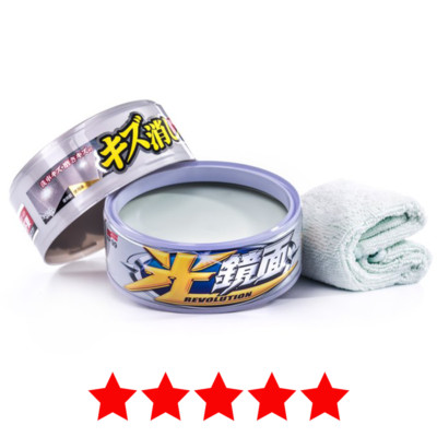 Soft99 New Scratch Clear Wax Light 200g - Wachsversiegelung Füllt Kratzer