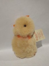 Plummer, Wandless  Co Vintage Real Sheepskin Tinka-Bell Yellow Bird England 6"