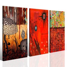 Quadri moderni arte design Red decò stampa su tela canvas arredamento