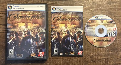 Sid Meier's Civilization IV: Colonization - PC CD Rom Computer Game Fun Complete