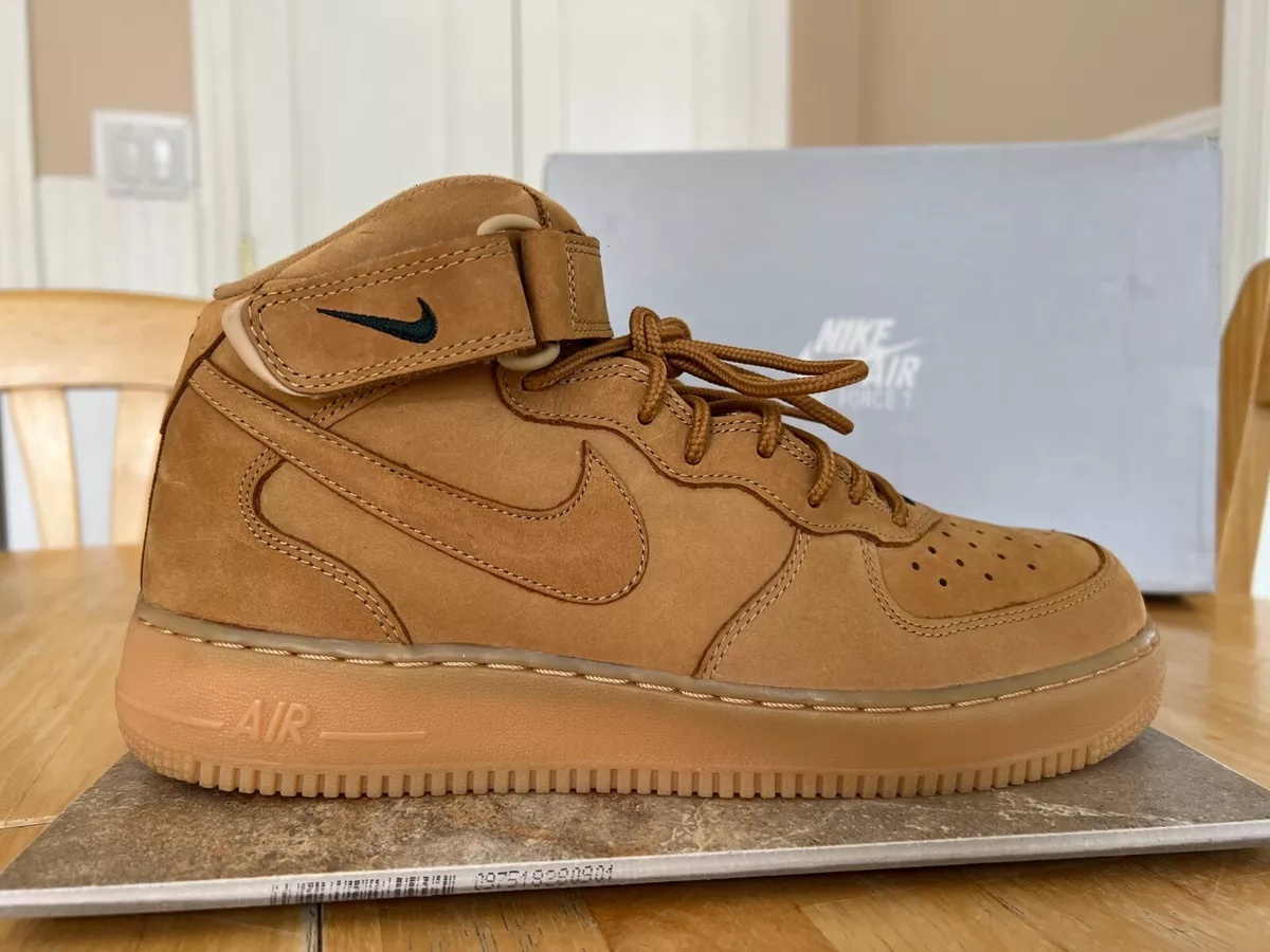 Nike Air Force 1 Mid 07 Flax - Size 10.5 Men