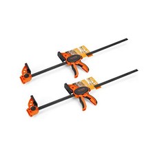 Jorgensen 24" One Hand Clamp/Spreader - 2-pack, Medium Duty, E-Z Hold Bar Cla...