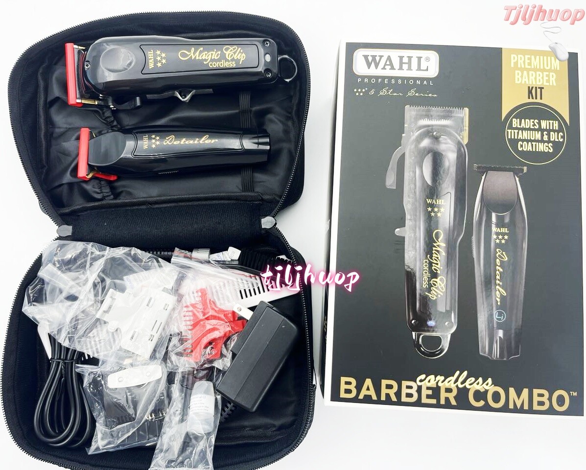 Wahl Cordless Barber Combo Black Magic Clip Clipper