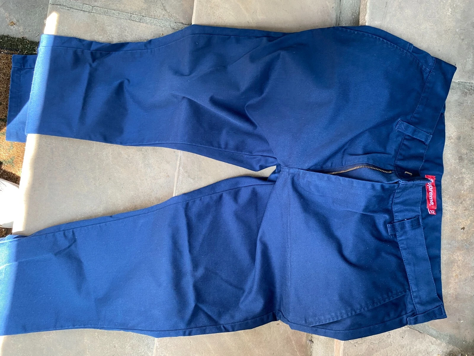 Pantalon de travail Supreme homme taille 32 bleu marine chino
