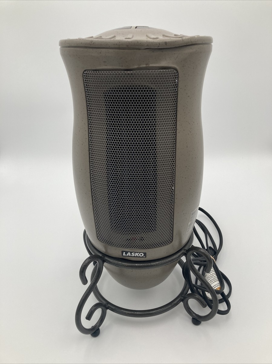 Lasko 6410 Designer Series Oscillating Space Heater Tan w Metal