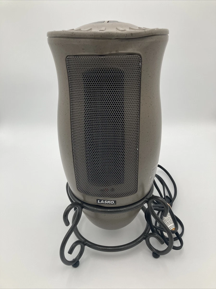 Lasko 6410 Designer Series Oscillating Space Heater Tan w Metal Base Tested  | eBay