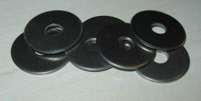 600 verzinkte Penny Schutzblechscheiben - je 200 von M6, M8, M10 (30 mm Außendurchmesser)