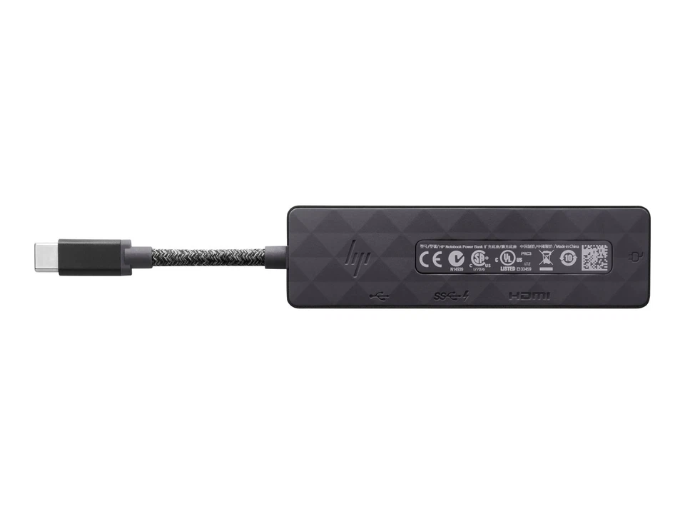 HP Elite 4 in 1 Multiport USB-C Hub Type C To USB 3.0 w/ 4K HDMI USB C PD Output - Image 2 of 3