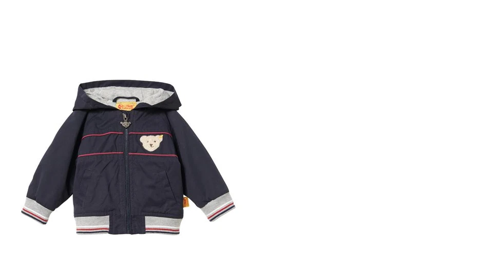  STEIFF  JACKE / Anorak, dunkelblau mit Kapuze gr. 80 - Bild 1 von 1