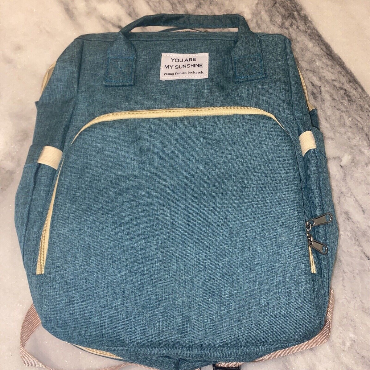 You Are My Sunshine Blue Backpack Blue Kids Handheld Backpack Lightweight School Bag For  main image 3