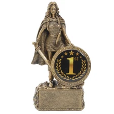 1st Place Female Champion  Trophy - Custom Engraved Woman Warrior Award