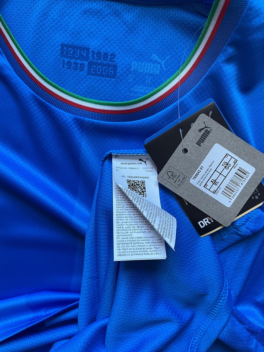 PUMA イタリア代表 Jorginho 8番 シャツ L 2022 Italy Home Jersey #8 Jorginho Large Puma Soccer