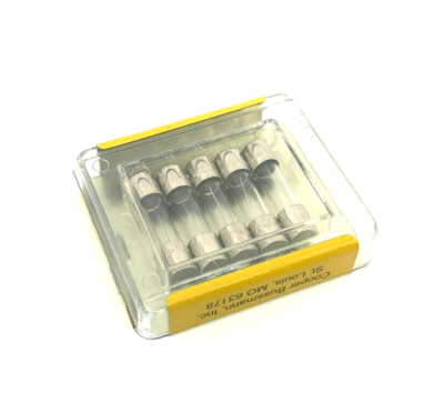 Lot De 5 Fusibles Bussmann GMC-2-R 2 Amp - Neufs - Pour électronique / Auto