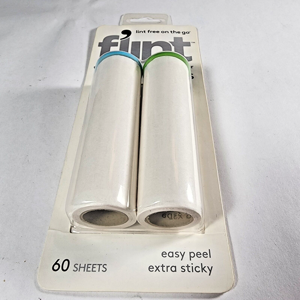 Flint Lint Roller Refills 2pk Blue and Green NEW In Package eBay