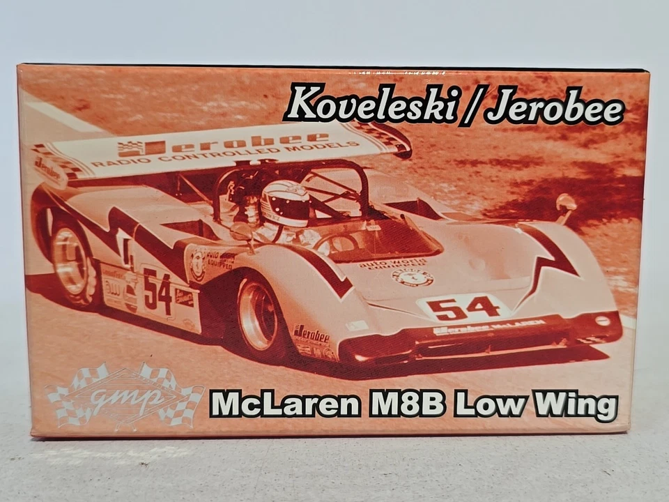 GMP 1/43 - Mclaren M8B Low Wing N°54 12430 KOVELESKI JEROBEE CARRO DE CORRIDA FUNDIDO - Imagem 3 de 3