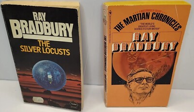 The Silver Locusts 1977 Panther The Martian Chronicles 1970 Ray Bradbury Books